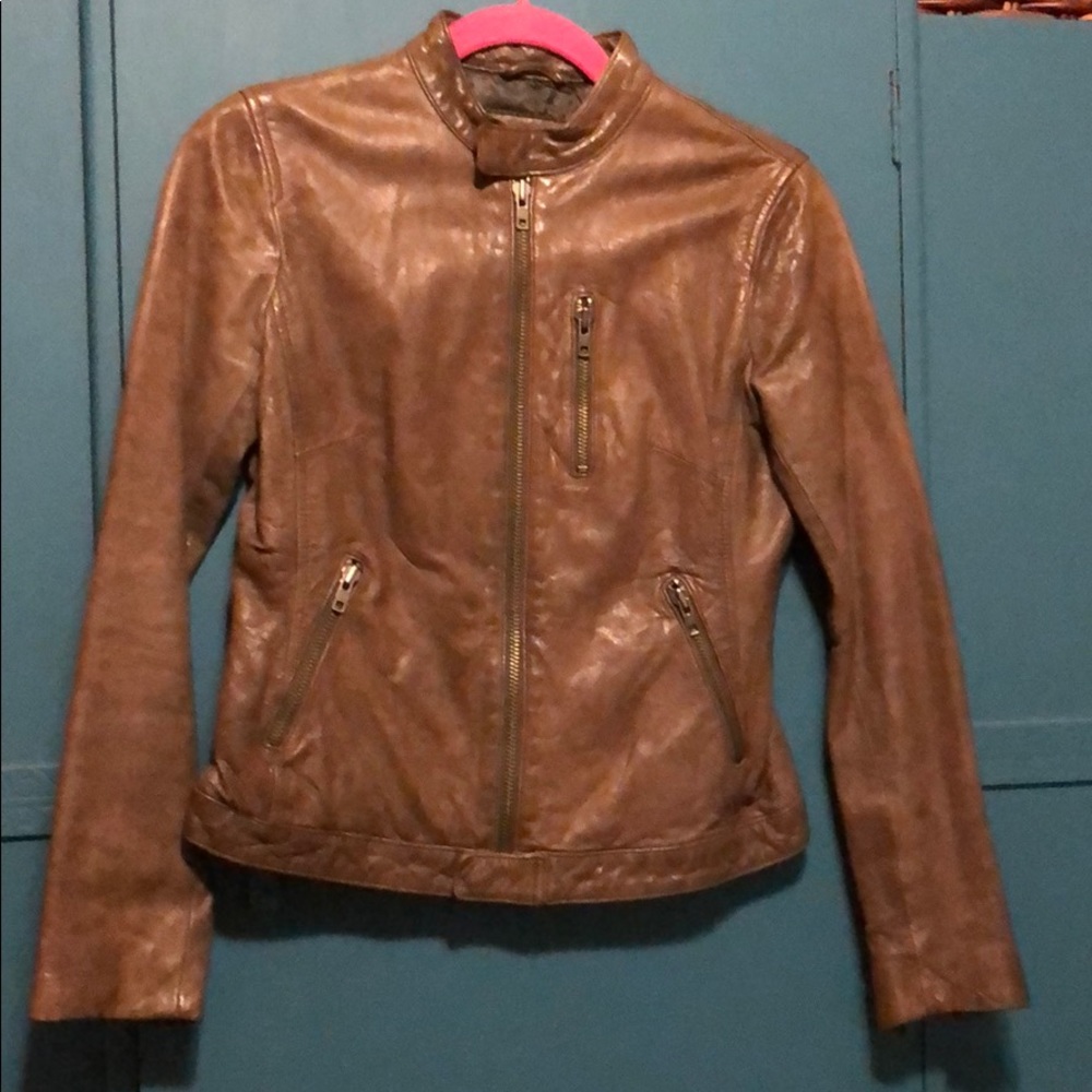 Banana Republic leather jacket XS